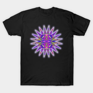 Cycadelic Abstract Colorful Marble Design T-Shirt